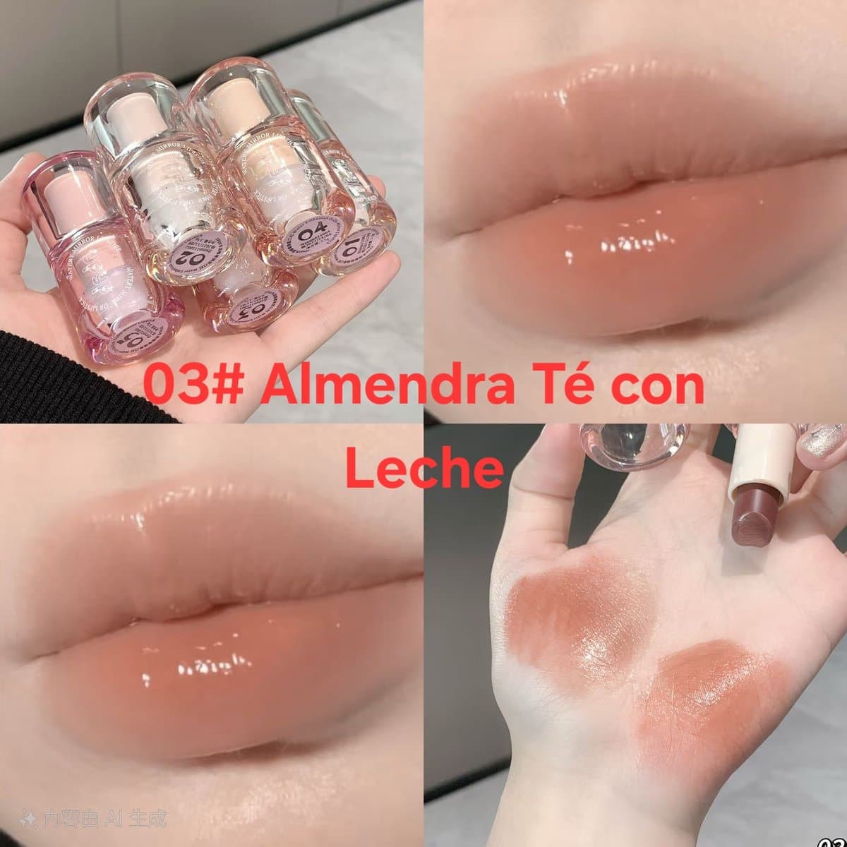 Lápiz labial hidratante con efecto espejo YPYP miniatura 6