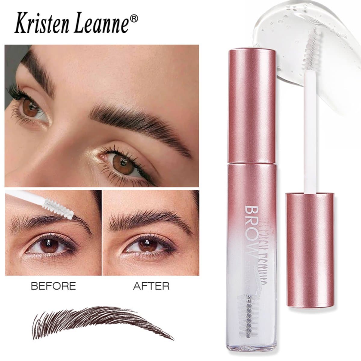 Kristen Leanne fijador de cejas de fuerte fijación** miniatura 5