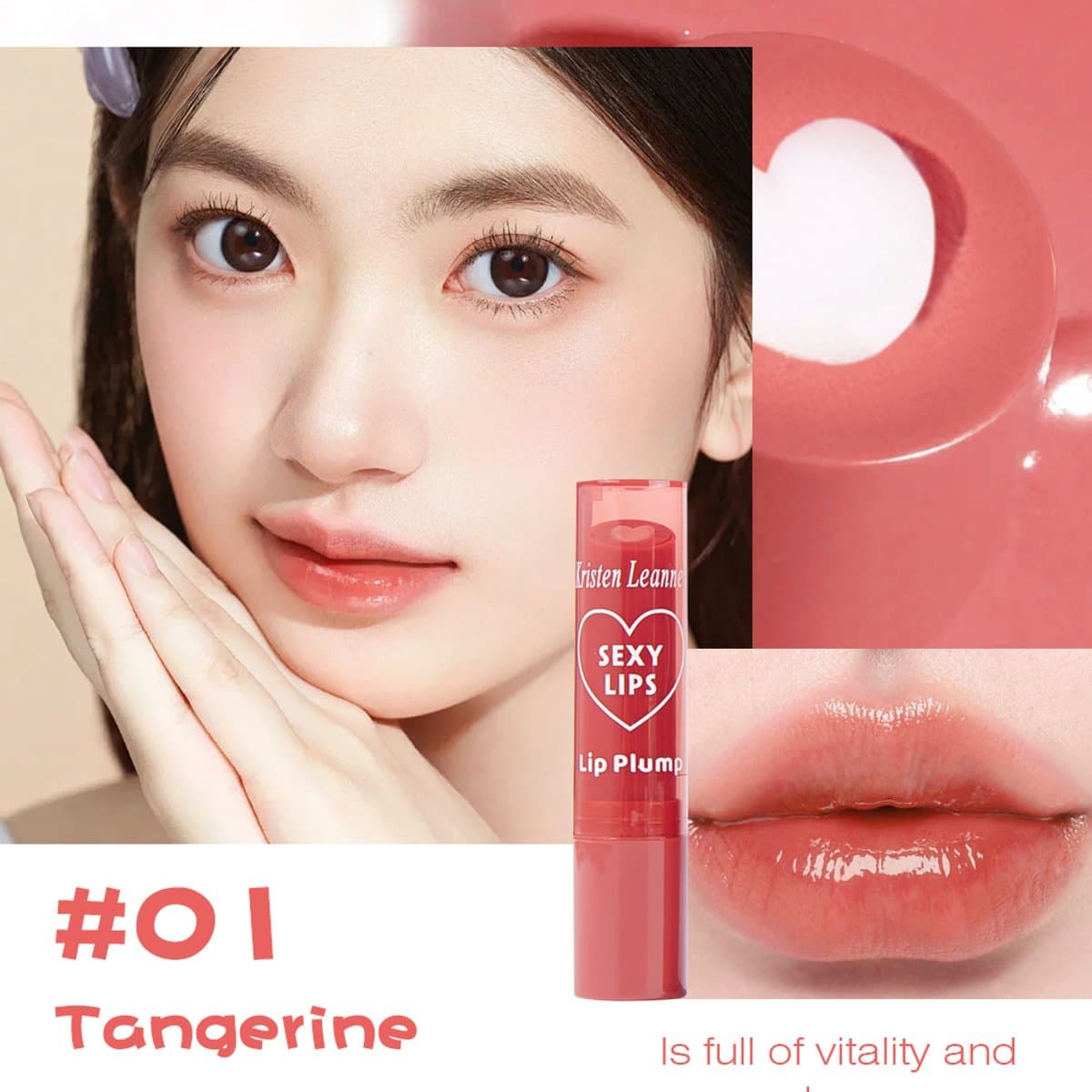 bálsamo labial hidratante Kristen Leanne miniatura 3