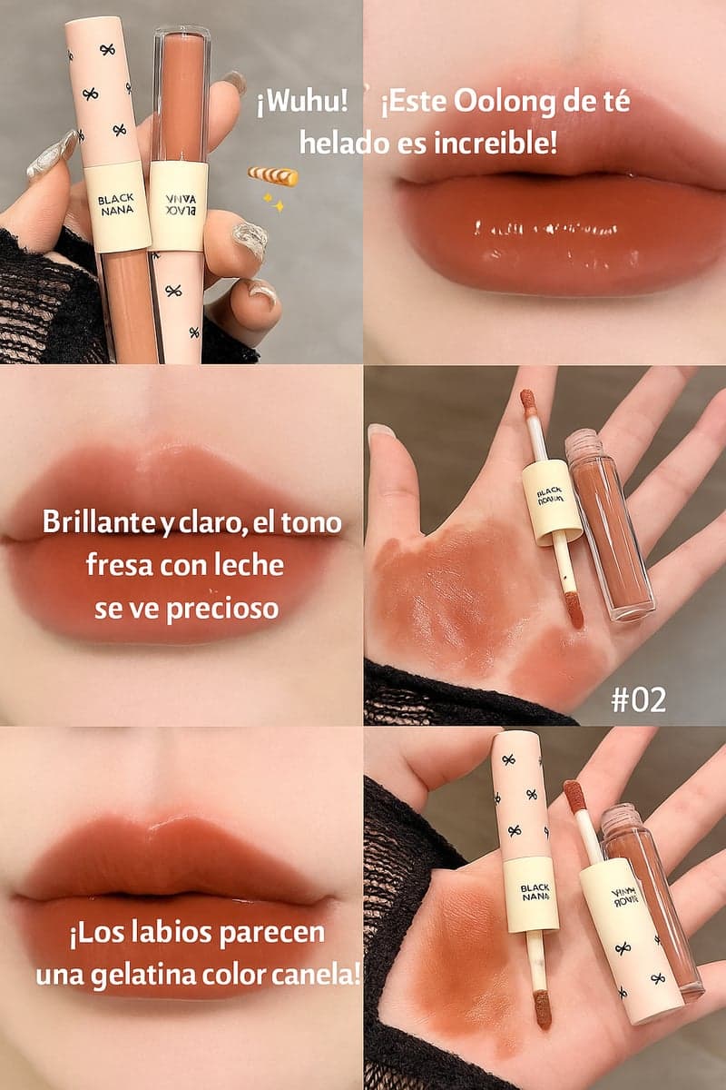 Esmalte de labios de doble punta BLACK NANA miniatura 5