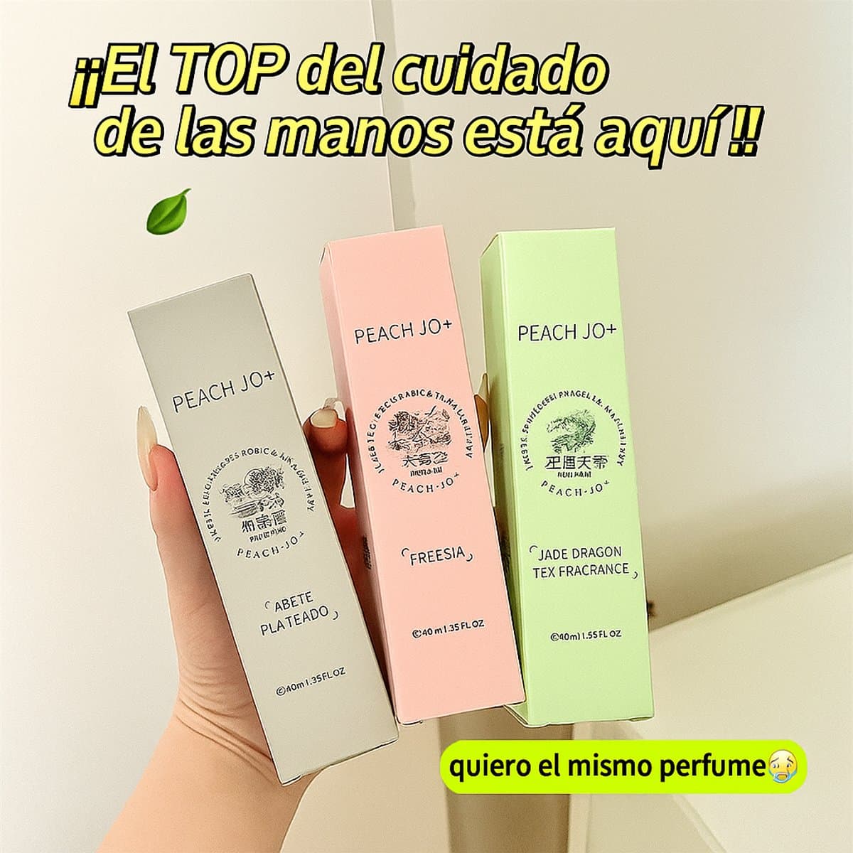 Crema de manos PEACH JO+