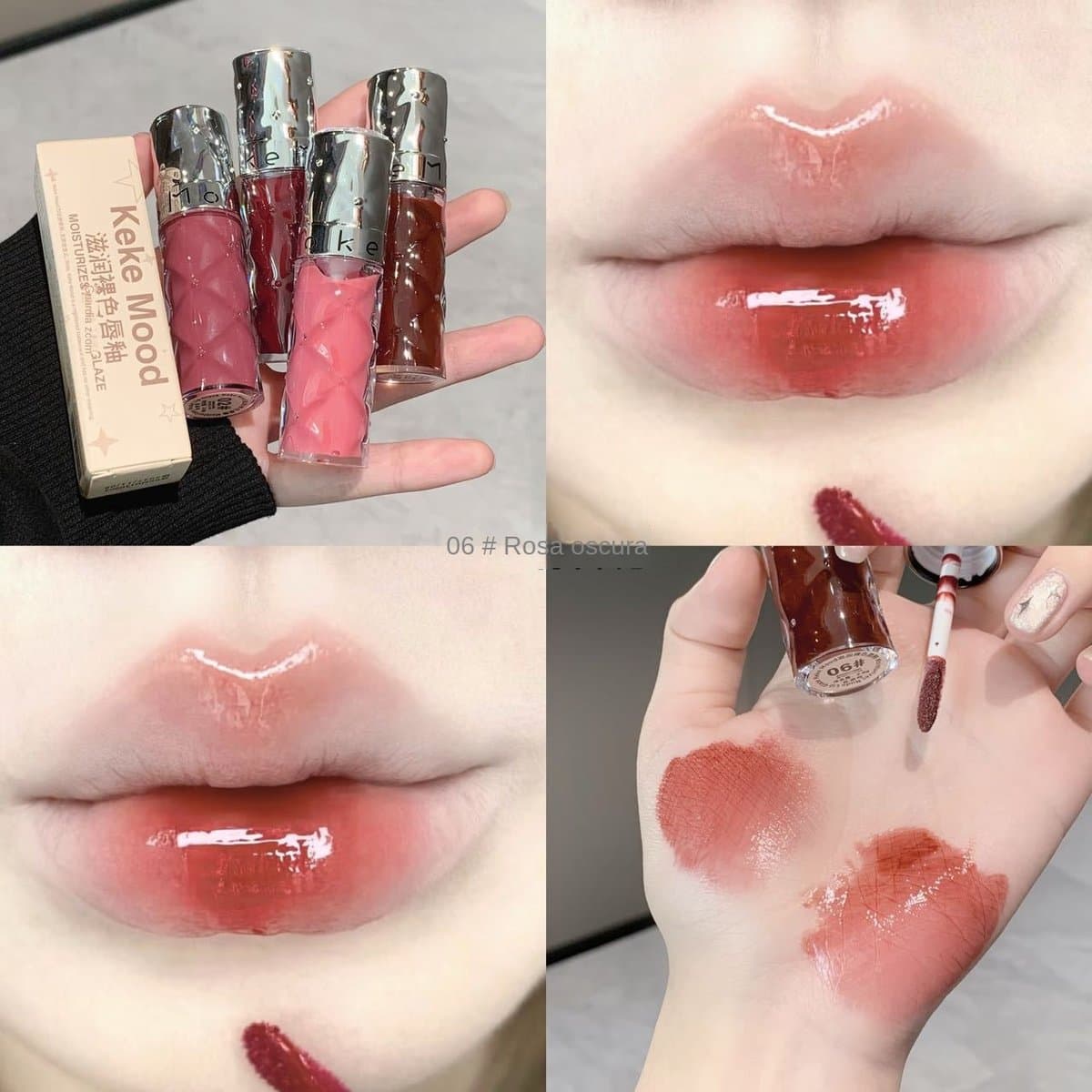 Brillo de labios nude KeKeMood miniatura 9