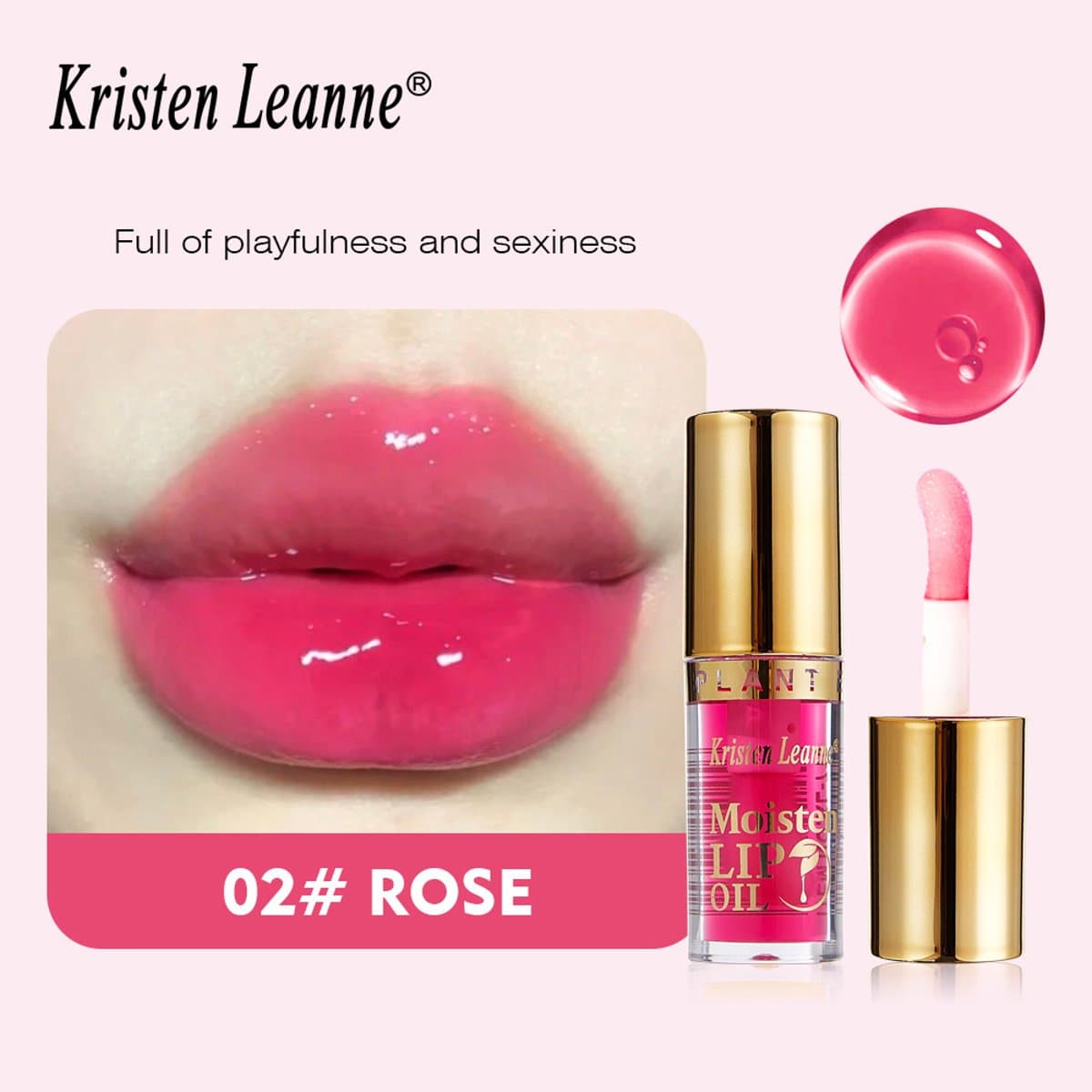 Brillo labial hidratante KRISTEN LEANNE miniatura 7