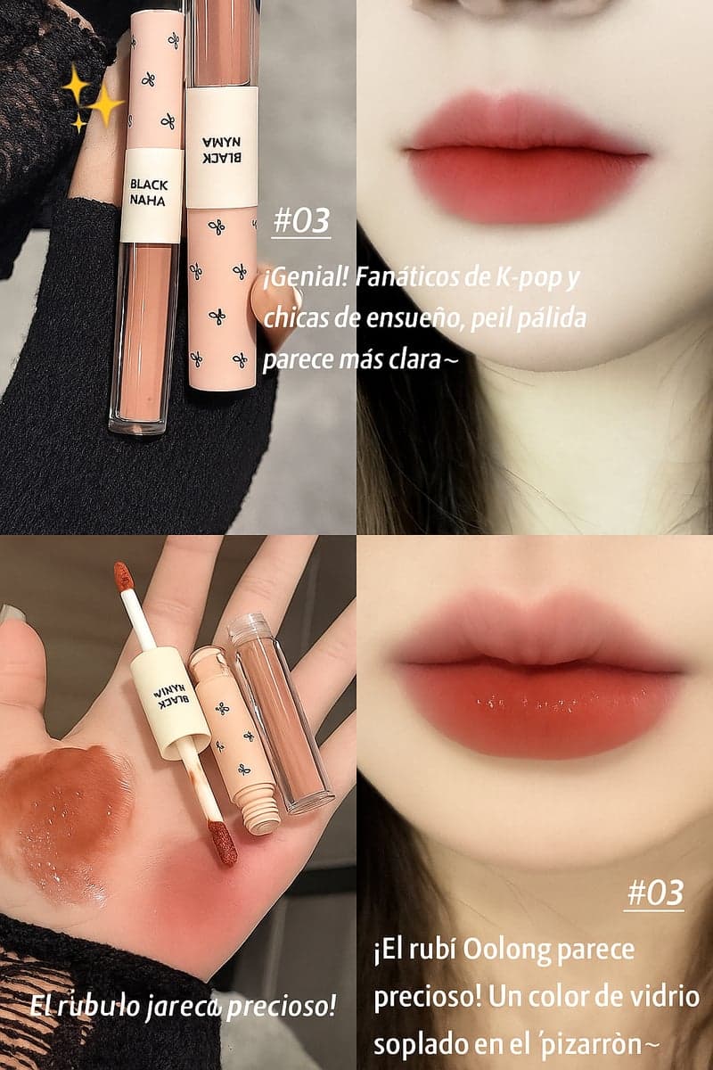 Esmalte de labios de doble punta BLACK NANA miniatura 6