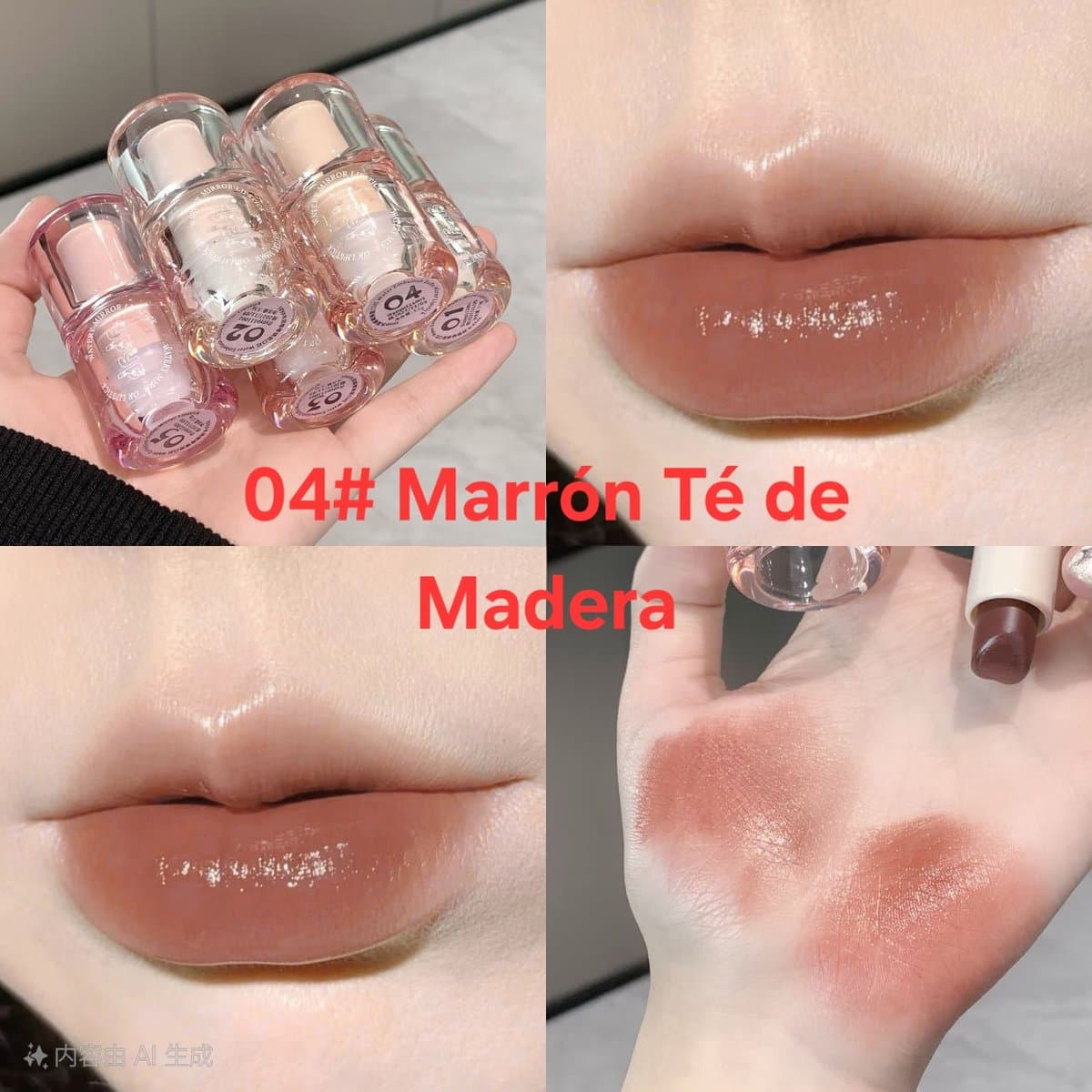 Lápiz labial hidratante con efecto espejo YPYP miniatura 7