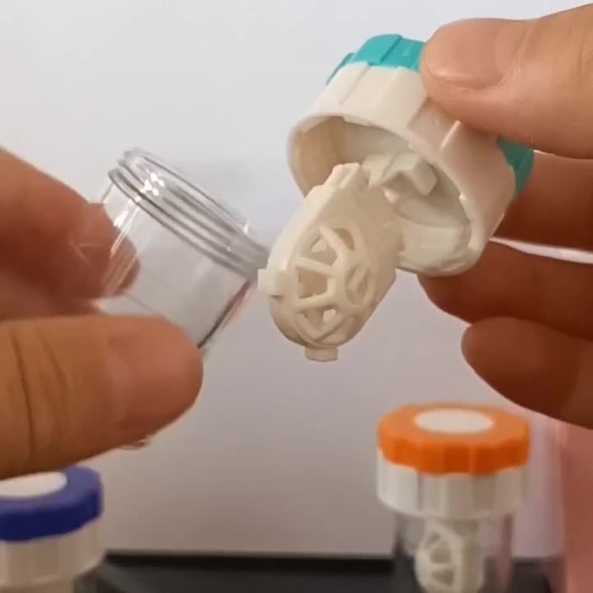 Limpiador de lentes de contacto miniatura 3