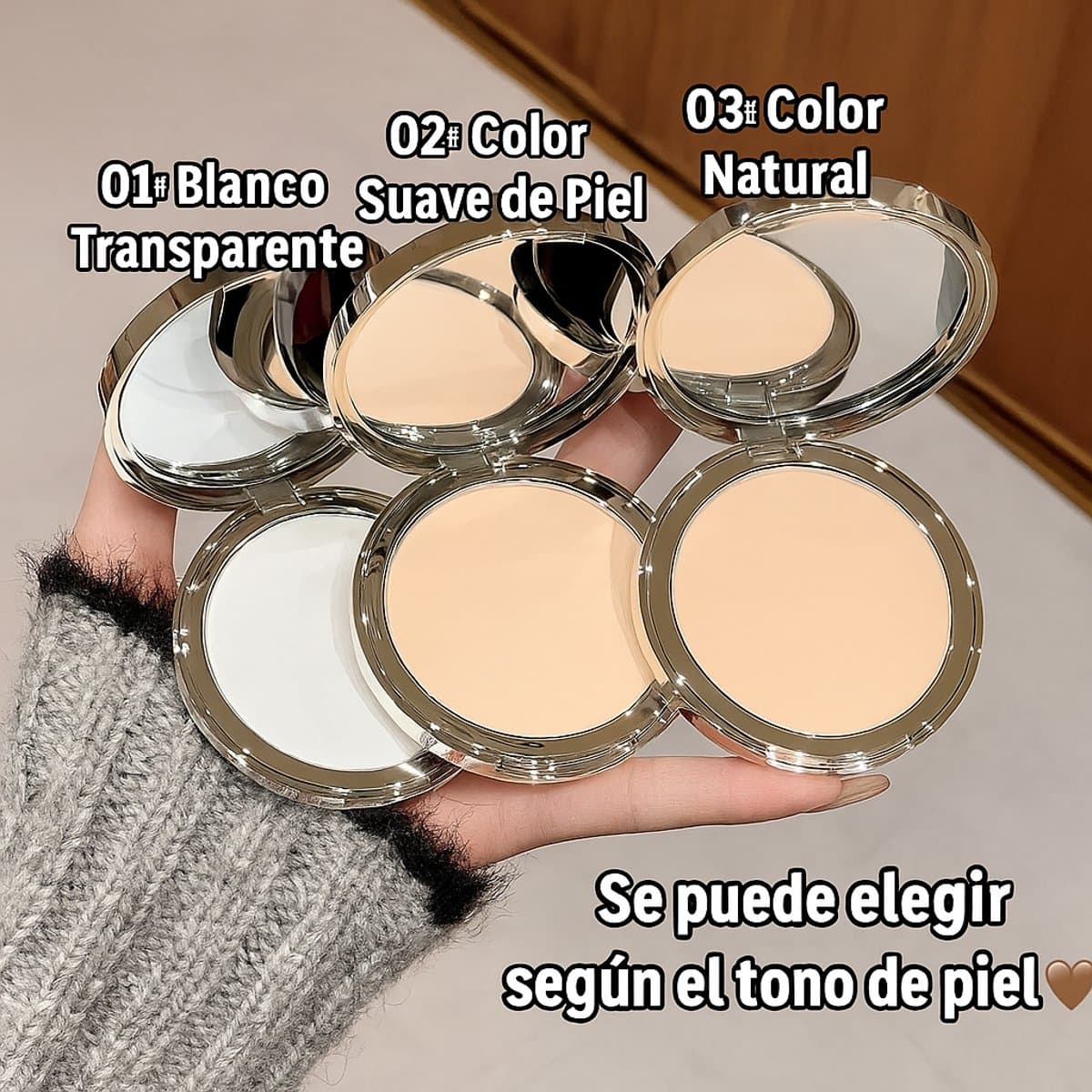 Polvo suave Kakashow suave y agradable para la piel miniatura 2