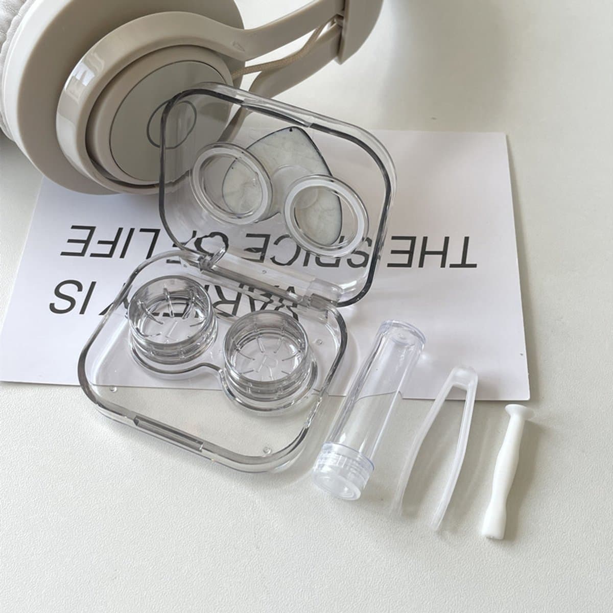 Estuche para lentes de contacto miniatura 2
