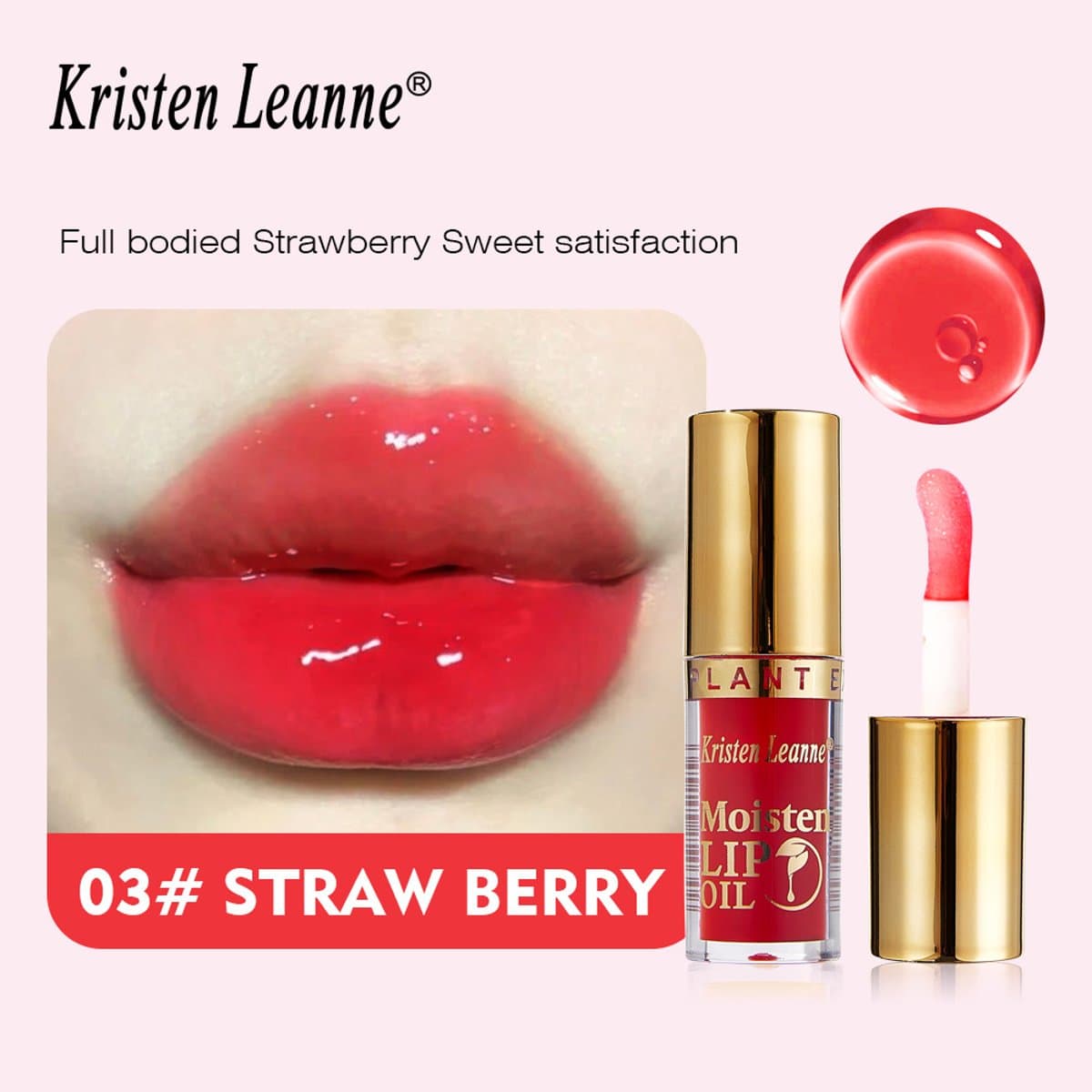 Brillo labial hidratante KRISTEN LEANNE miniatura 8