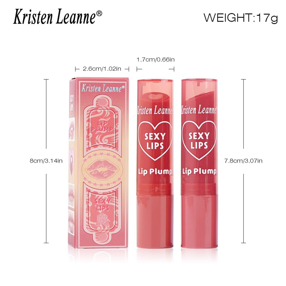bálsamo labial hidratante Kristen Leanne miniatura 2