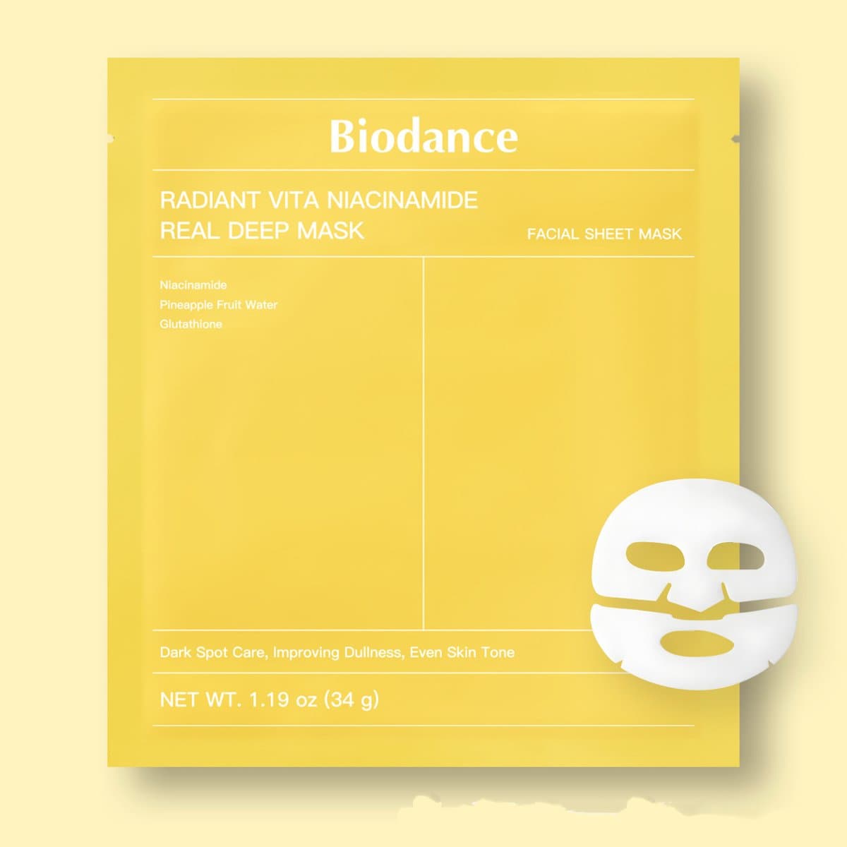 Mascarilla Profunda de Colágeno Biodance de Corea