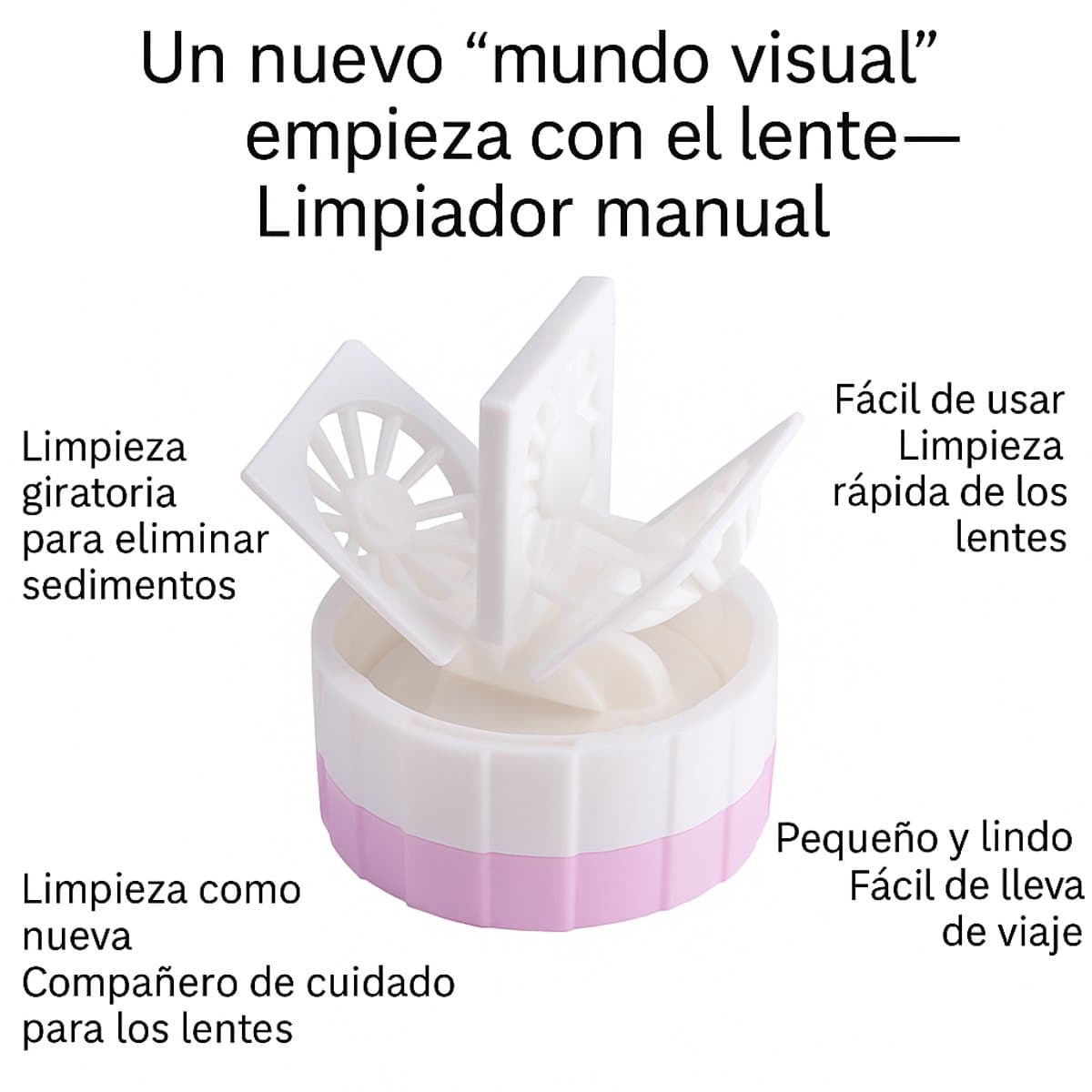 Limpiador de lentes de contacto miniatura 2