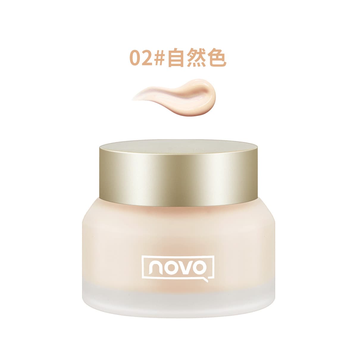 NOVO Base de Maquillaje en Crema, Hidratante, de Larga Duración, con Alta Cobertura y Sin Acartonarse miniatura 6